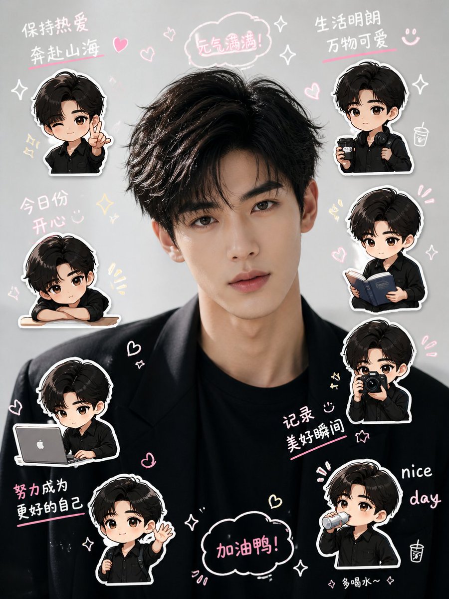 人像封面写实工作室暗黑可爱