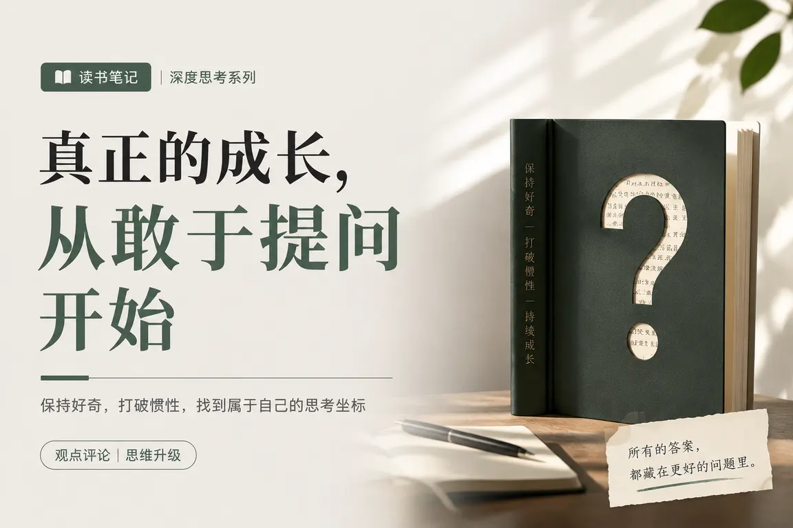 公众号封面视觉导演 · 观点评论封面 读书笔记深度文章封面