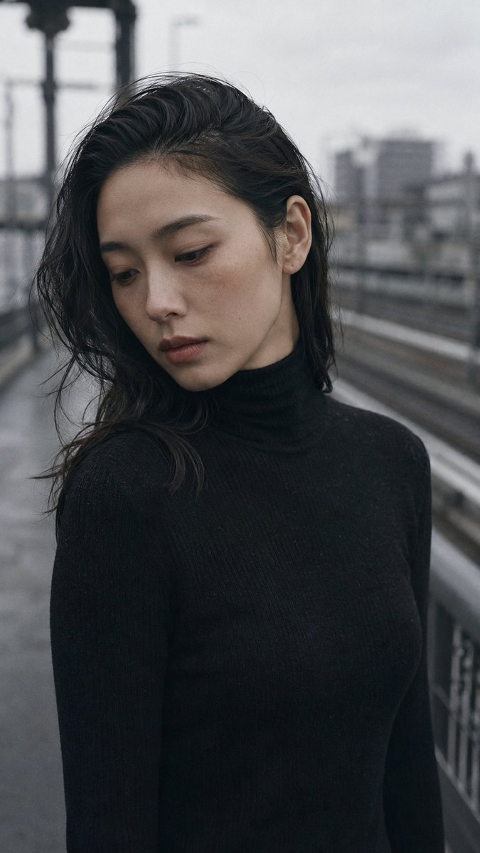 人像胶片户外城市优雅