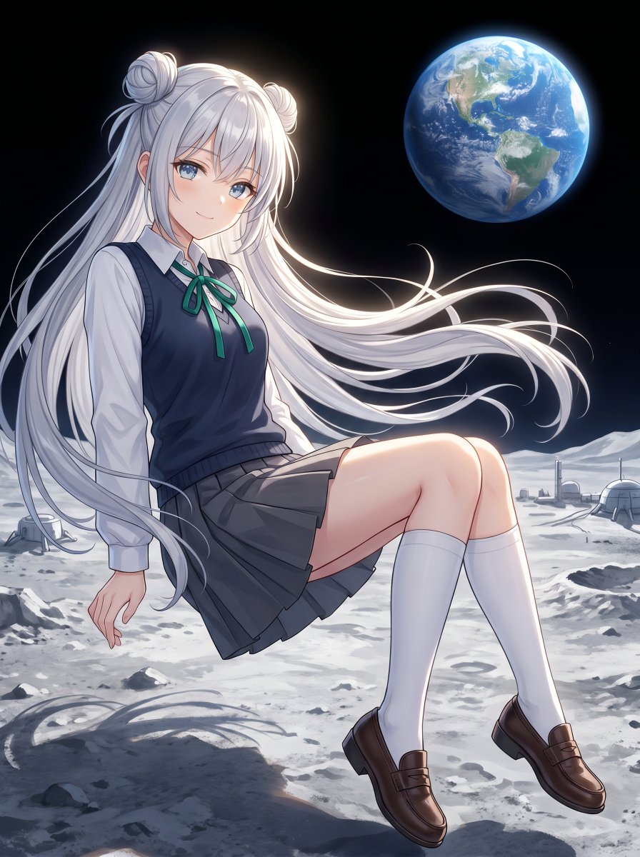 少女动漫插画未来梦幻可爱