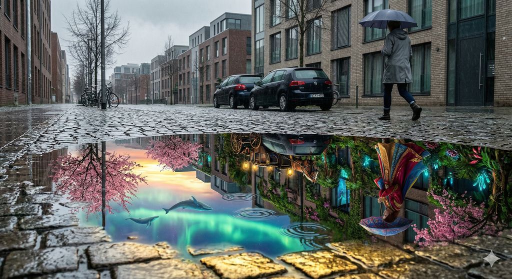 Impossible Reflection - Parallel Reality Puddle
