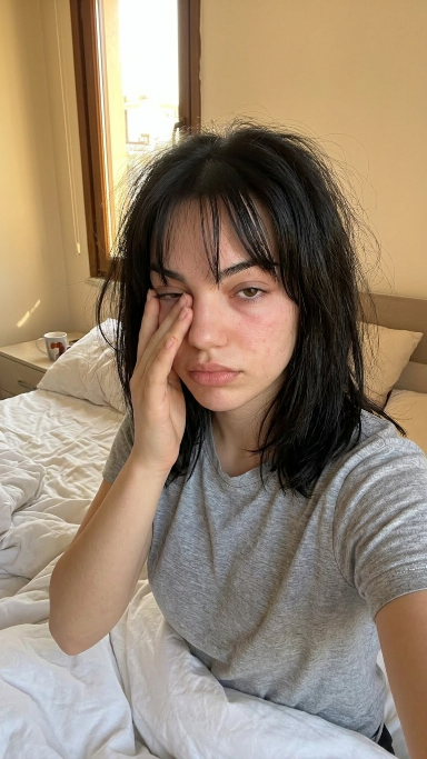 Candid Morning Bedhead Selfie