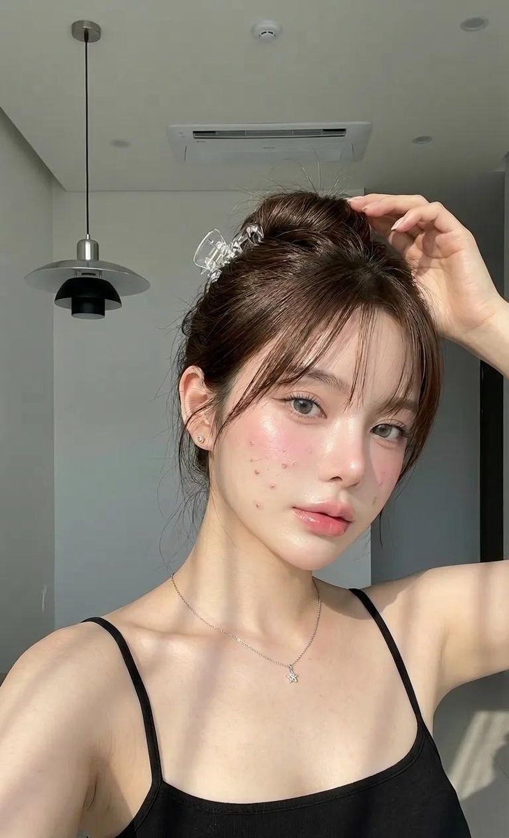 Natural Glass Skin Selfie