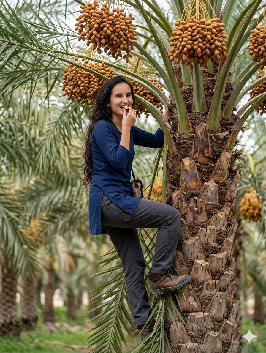 Date Harvest Environmental Portrait