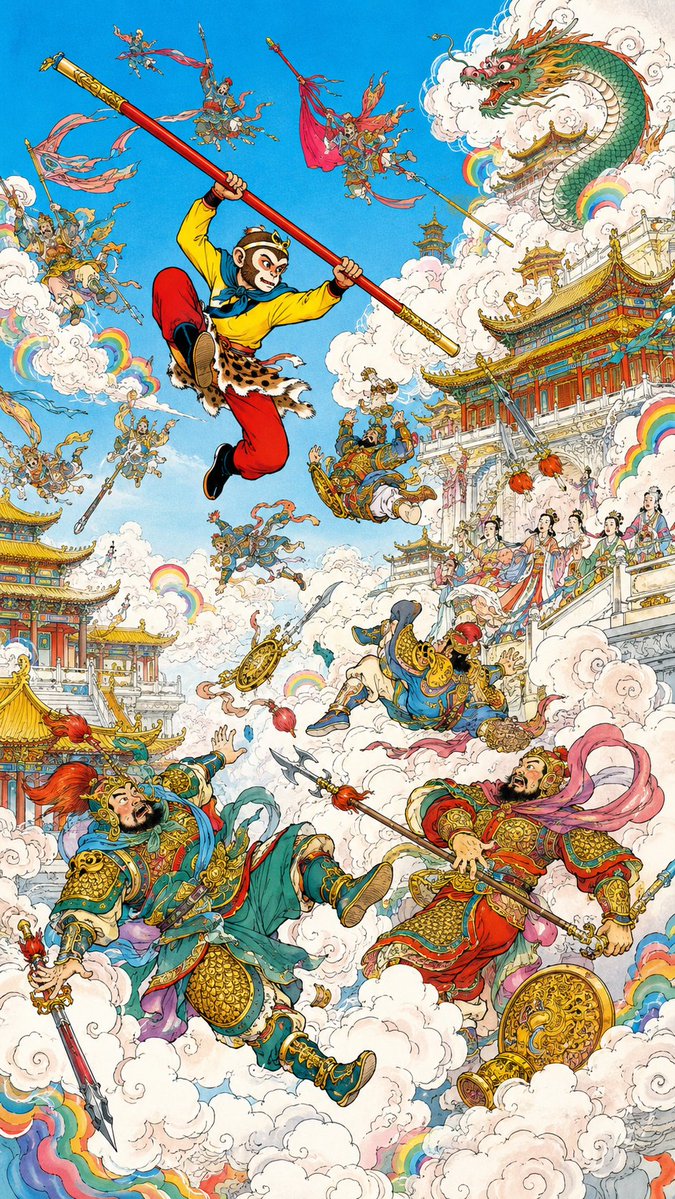 角色插画手绘优雅