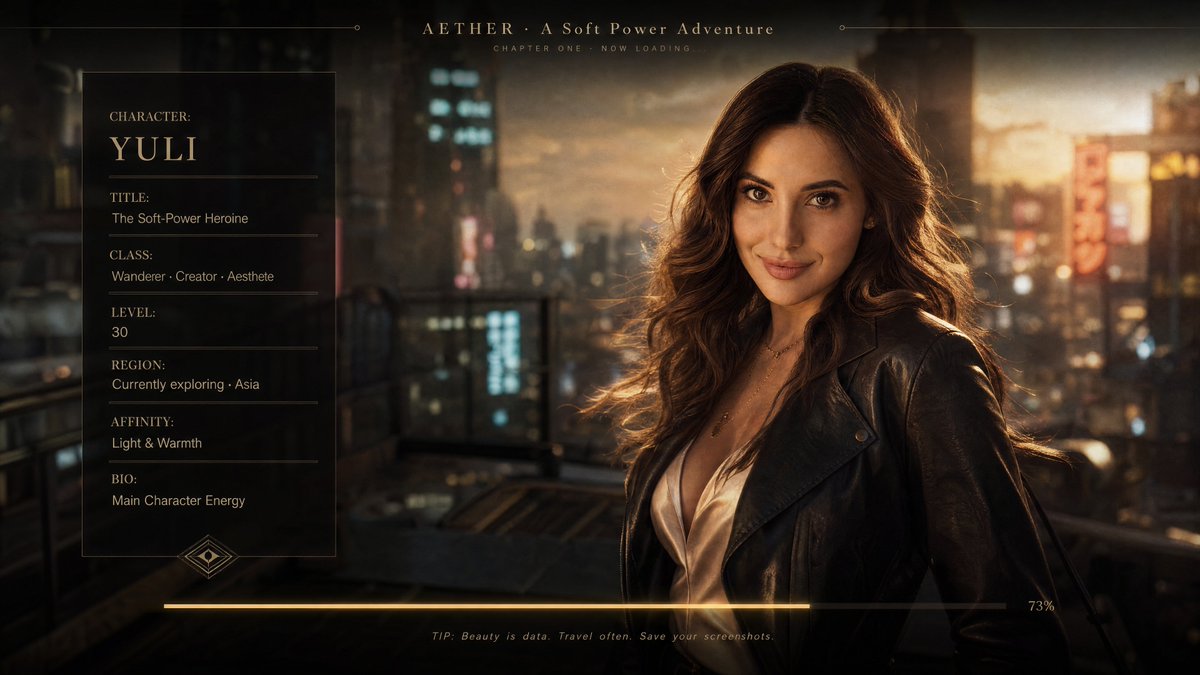 AAA Game Loading Screen Portrait
