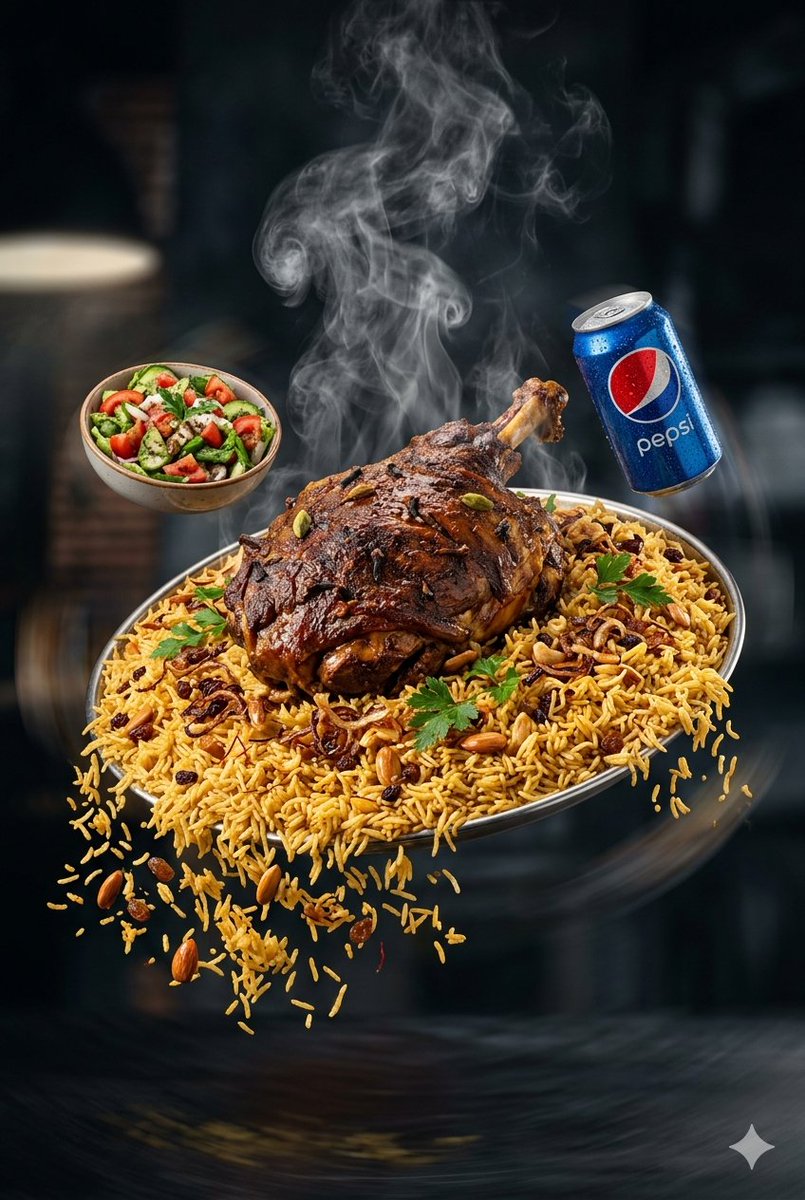 Surreal Food Ad: Saudi Lamb Kabsa