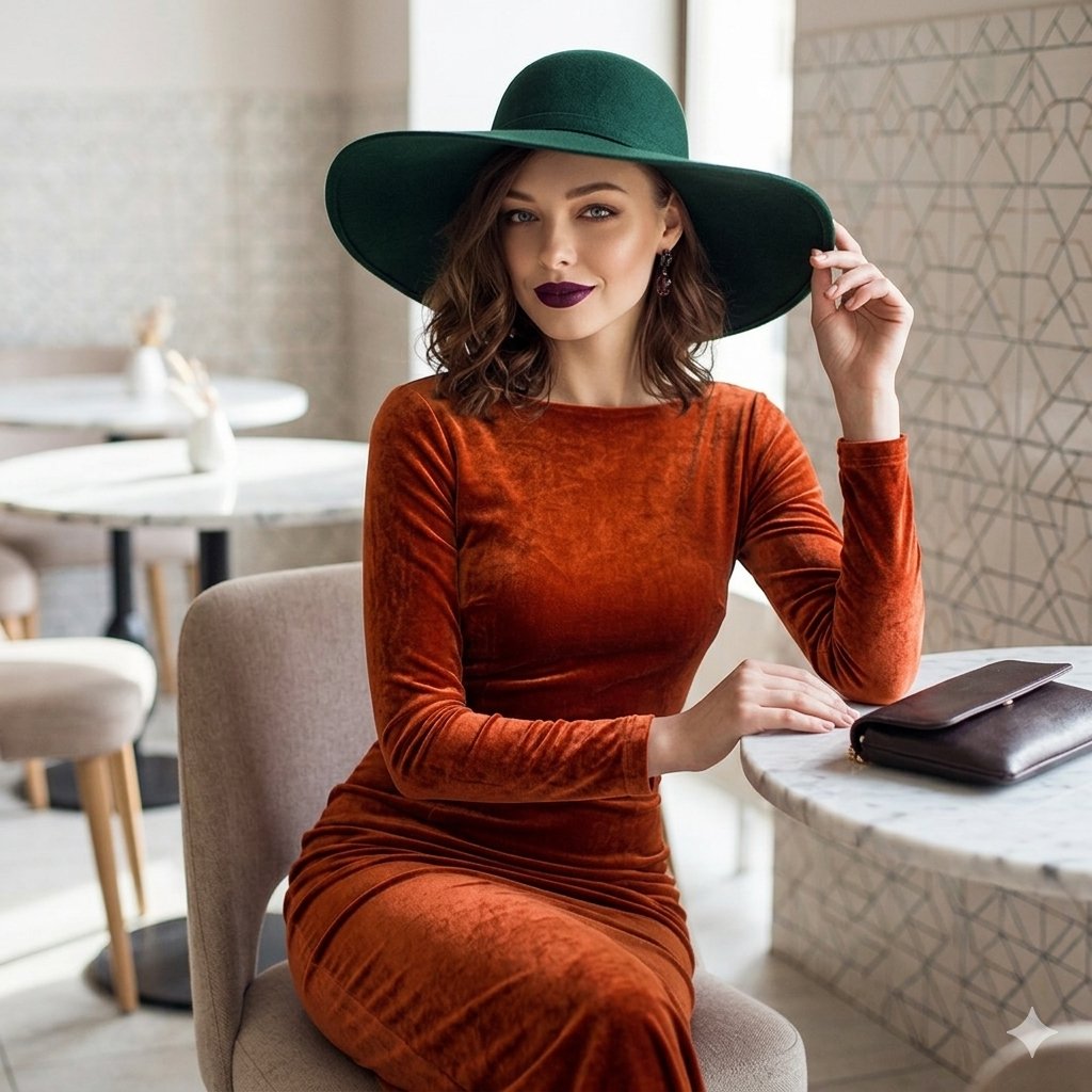 Jewel-Toned Velvet Fashion Editorial