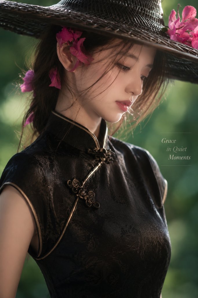 复古黄昏唯美女生
