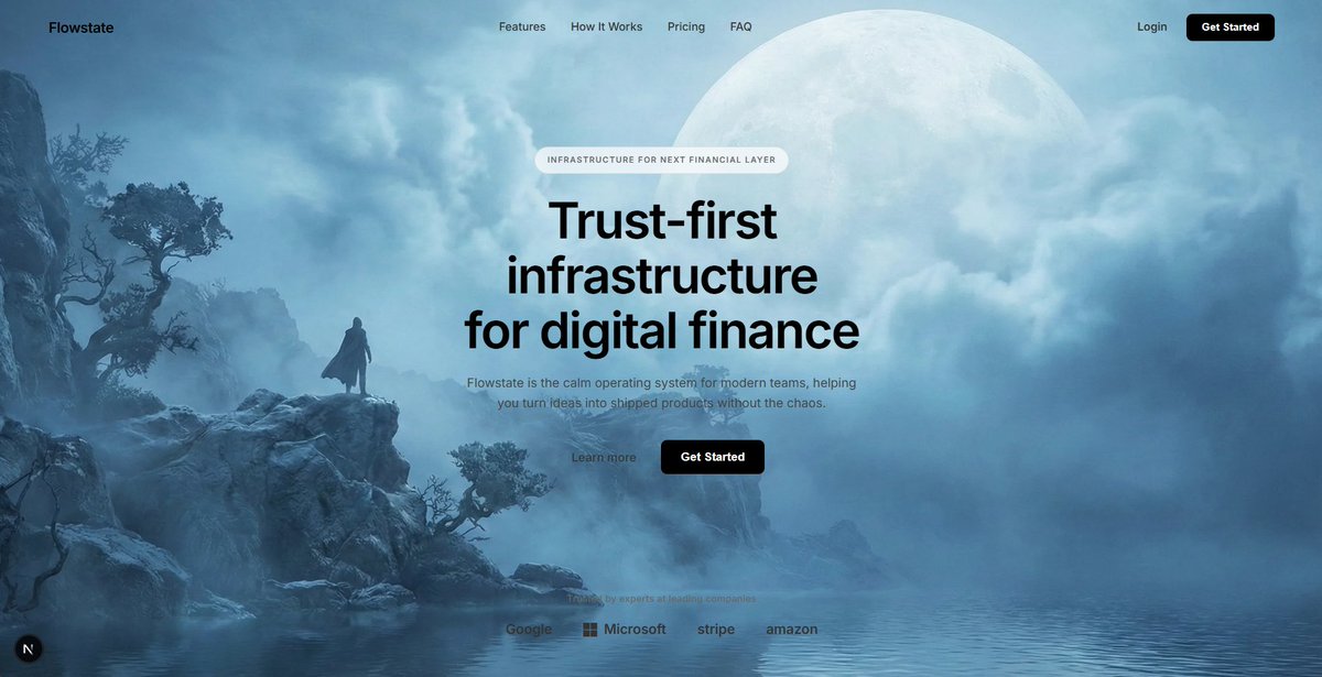 Cinematic Sci-Fi Landscape and Fintech UI Design Prompts