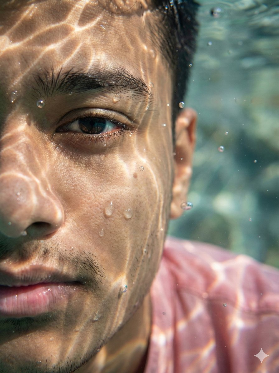 Surreal Underwater Macro Portrait
