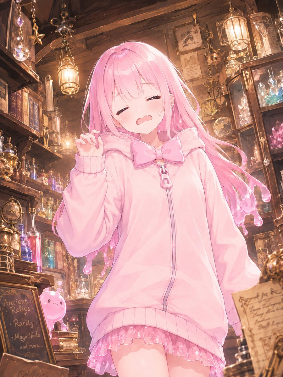 少女动漫插画梦幻温暖可爱