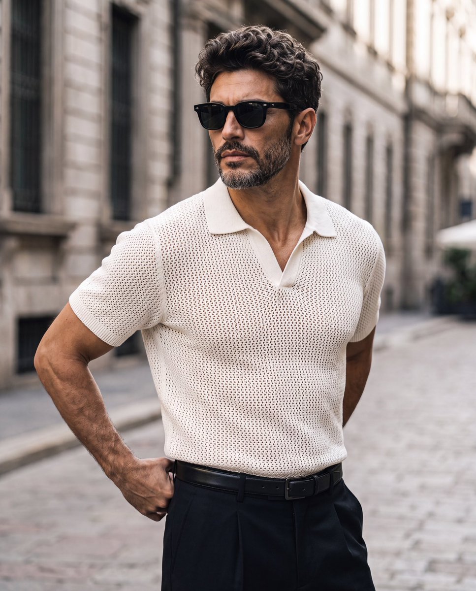 Elegant European Street Portrait