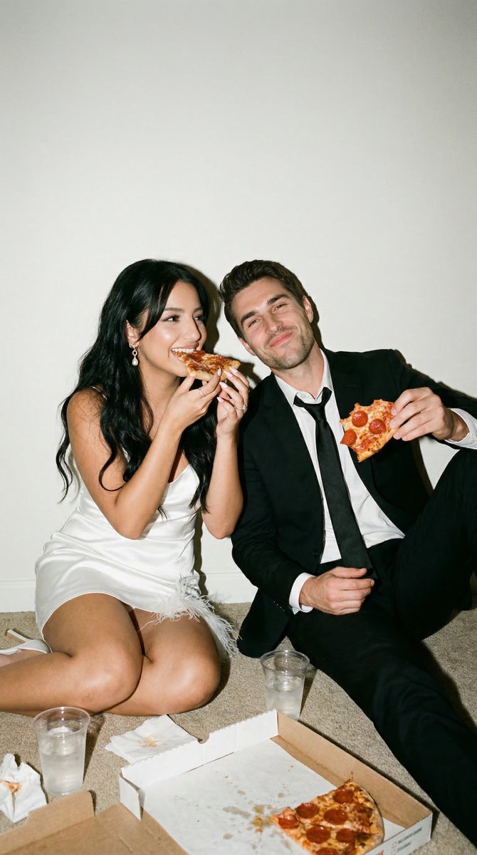 Candid Wedding Afterparty Pizza Flash Editorial Prompt for Nano Banana 2