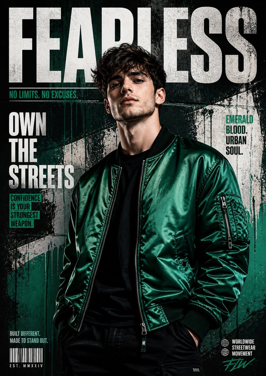 Emerald Street Fashion Poster
