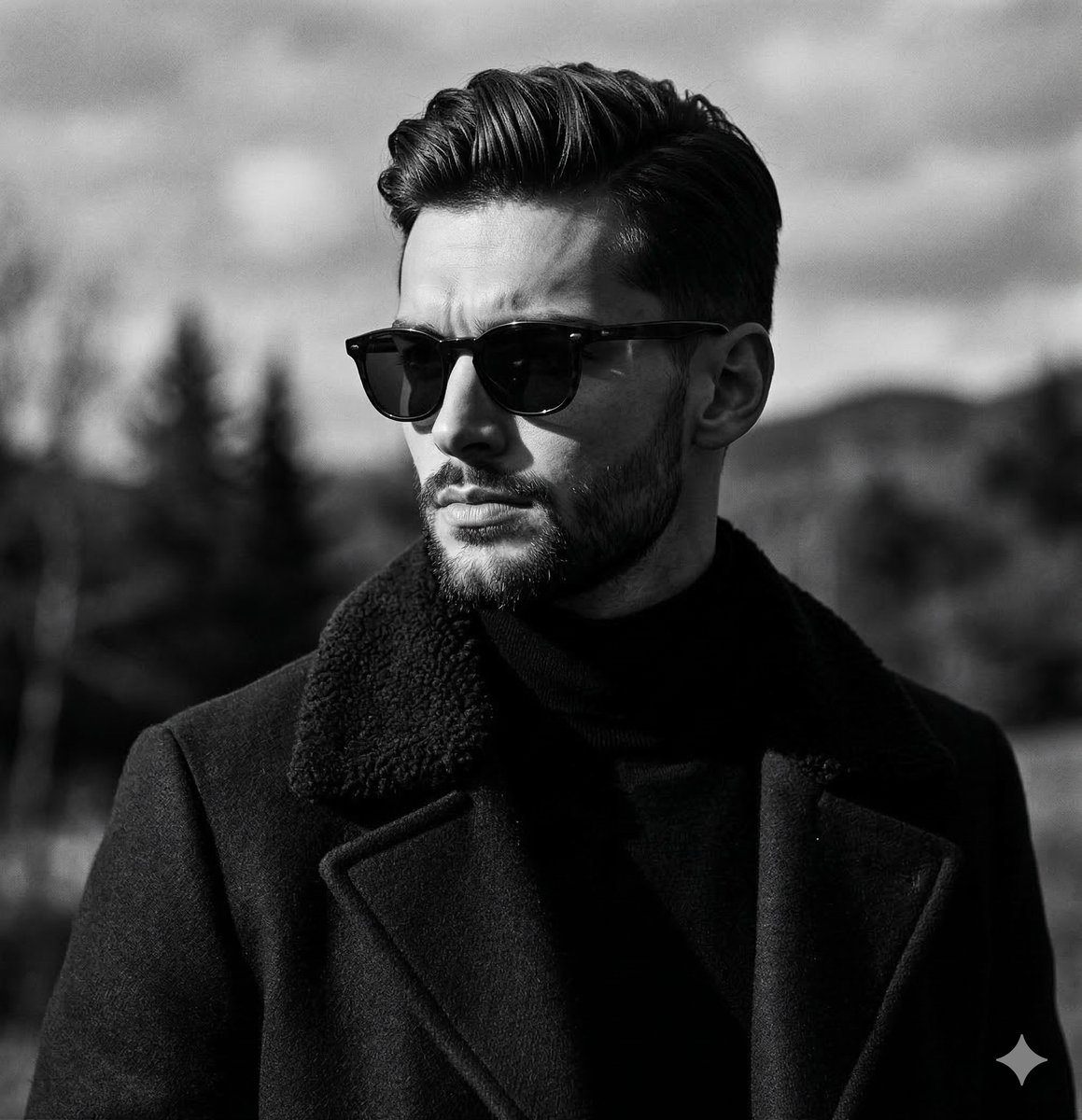 High-Contrast Black and White Editorial Portrait Prompt for Nano Banana 2