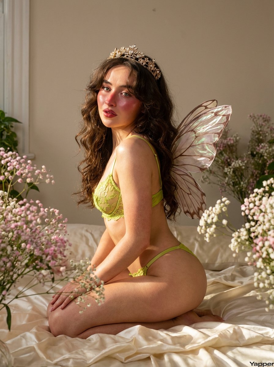 Ethereal Fairy-core Sabrina Carpenter Prompt for Nano Banana Pro