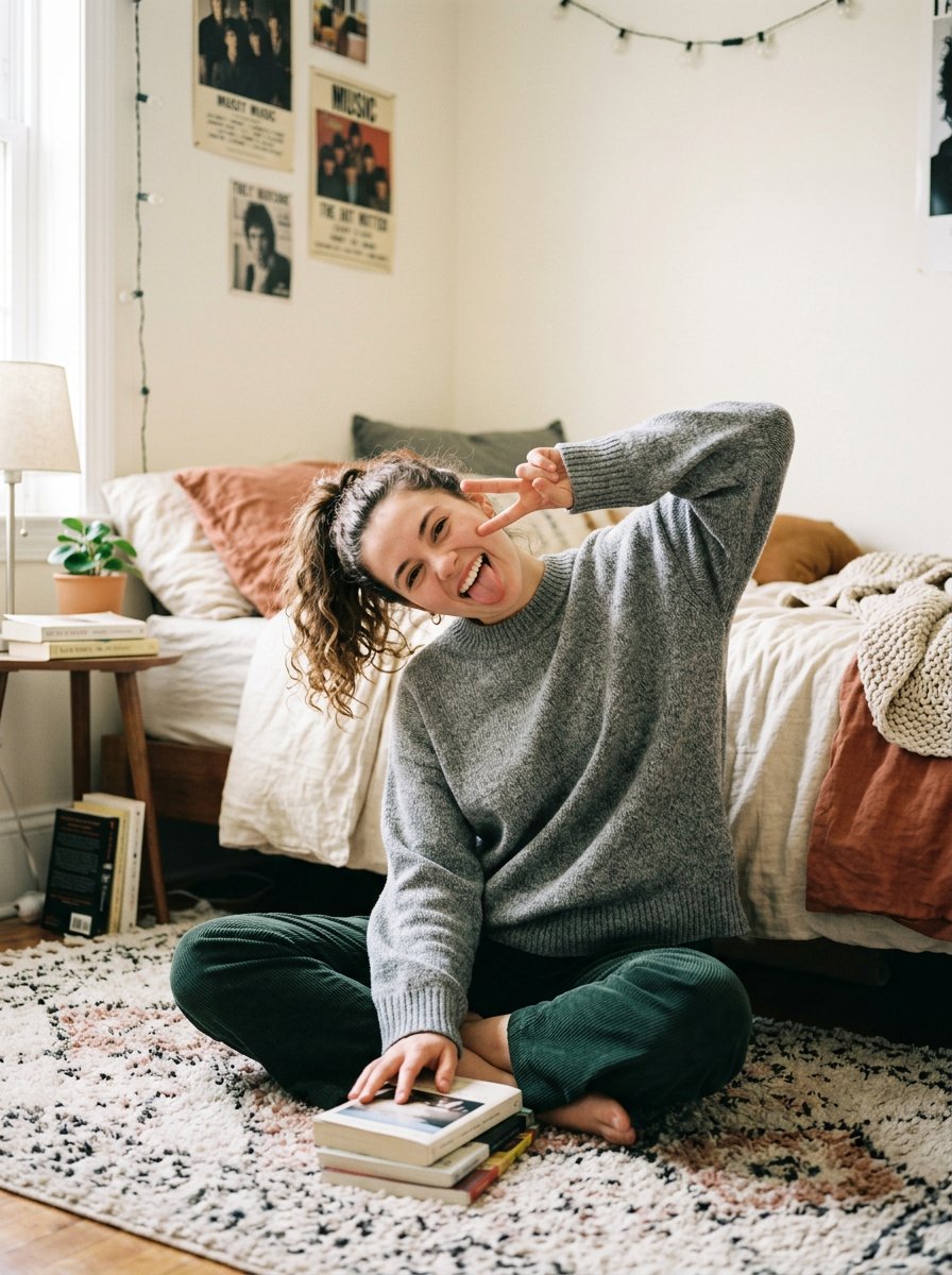 Playful Bedroom Lifestyle Photography