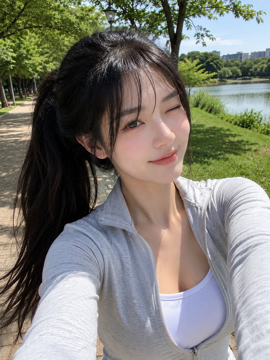 女性Logo温暖草地