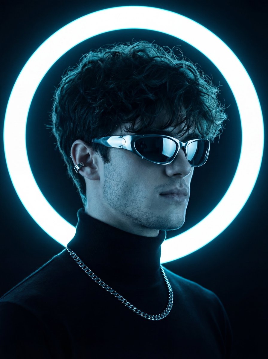 Futuristic Neon Portrait Prompt
