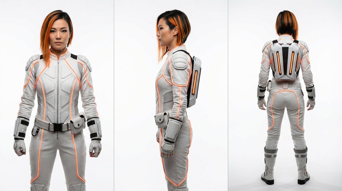 Sci-Fi Punk Japanese Woman View