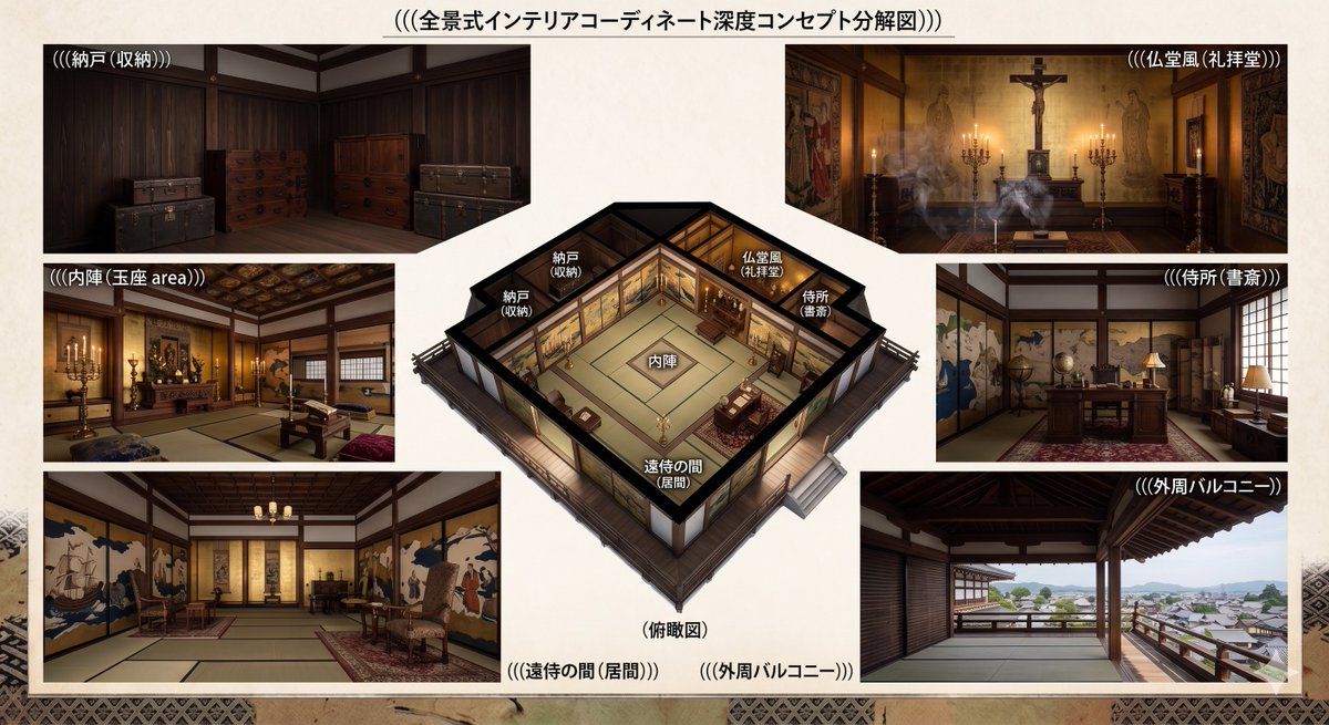 Azuchi-Momoyama Castle Floor Plan