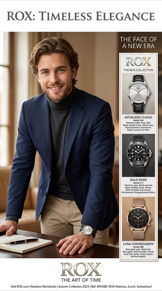 Luxury Watch Magazine Advertisement