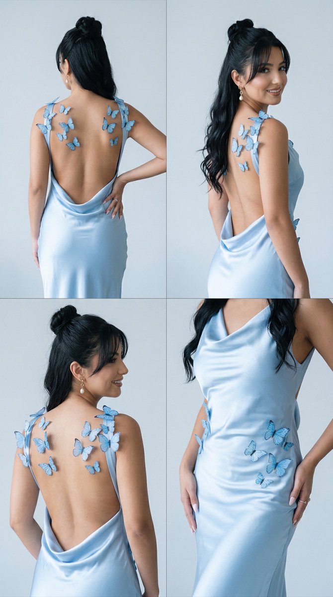 Butterfly Dress Editorial Grid Prompt for Nano Banana 2