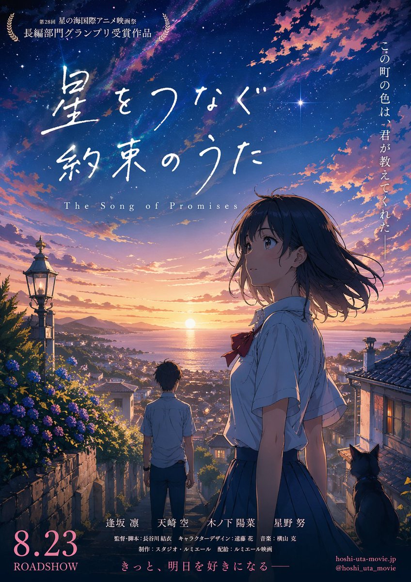 猫动漫海报山海洋忧郁