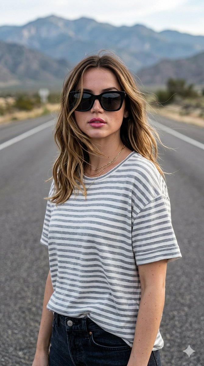 Highway Fashion DSLR Portrait