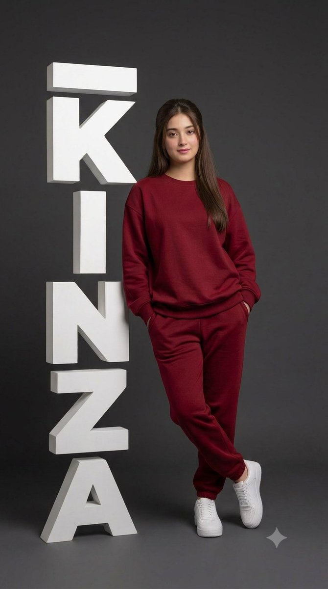 Professional Studio Portrait with 3D Text