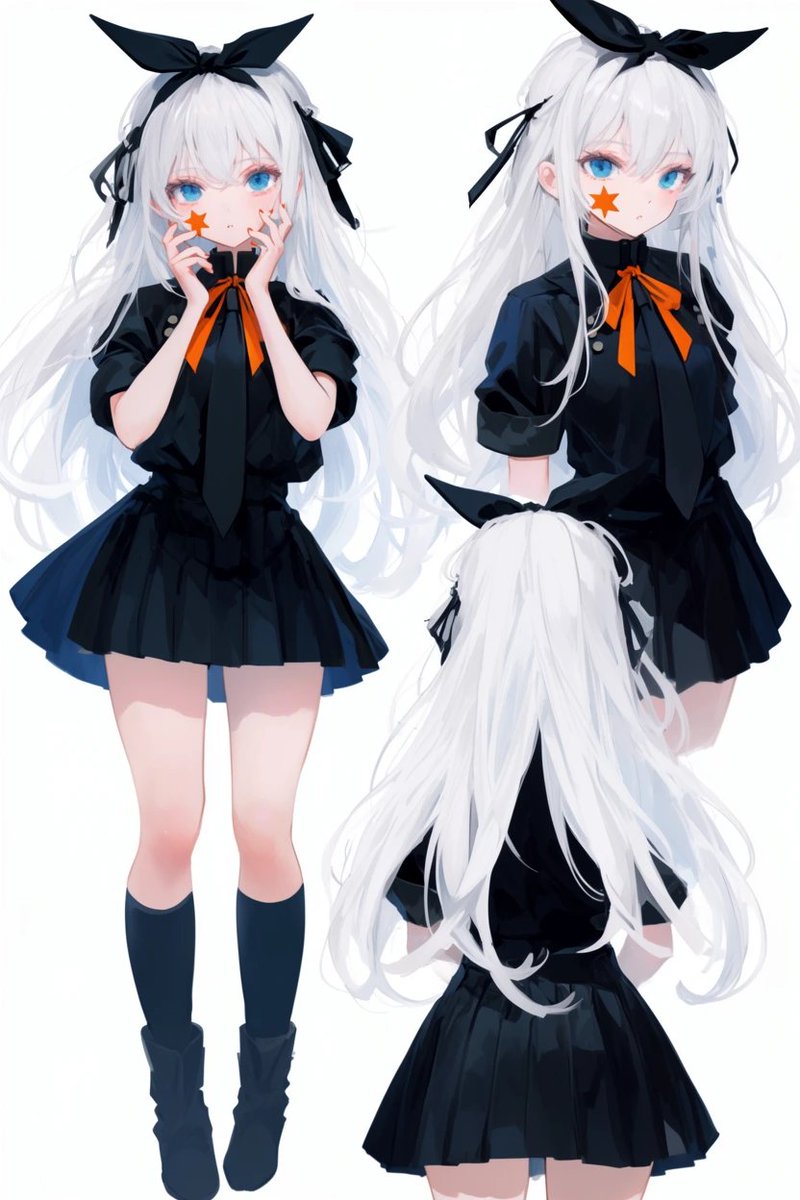 少女动漫插画雪冷调