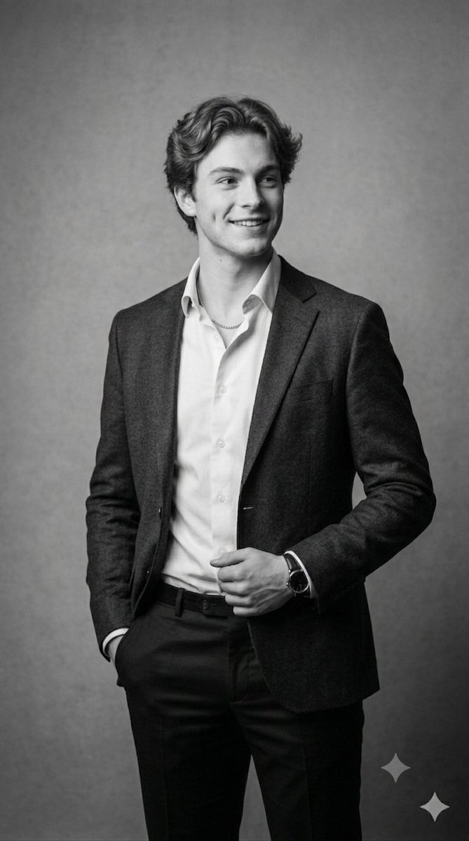 Classic Black and White Male Studio Portraits