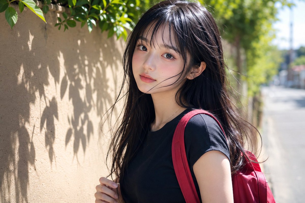 Japanese School Girl Portrait