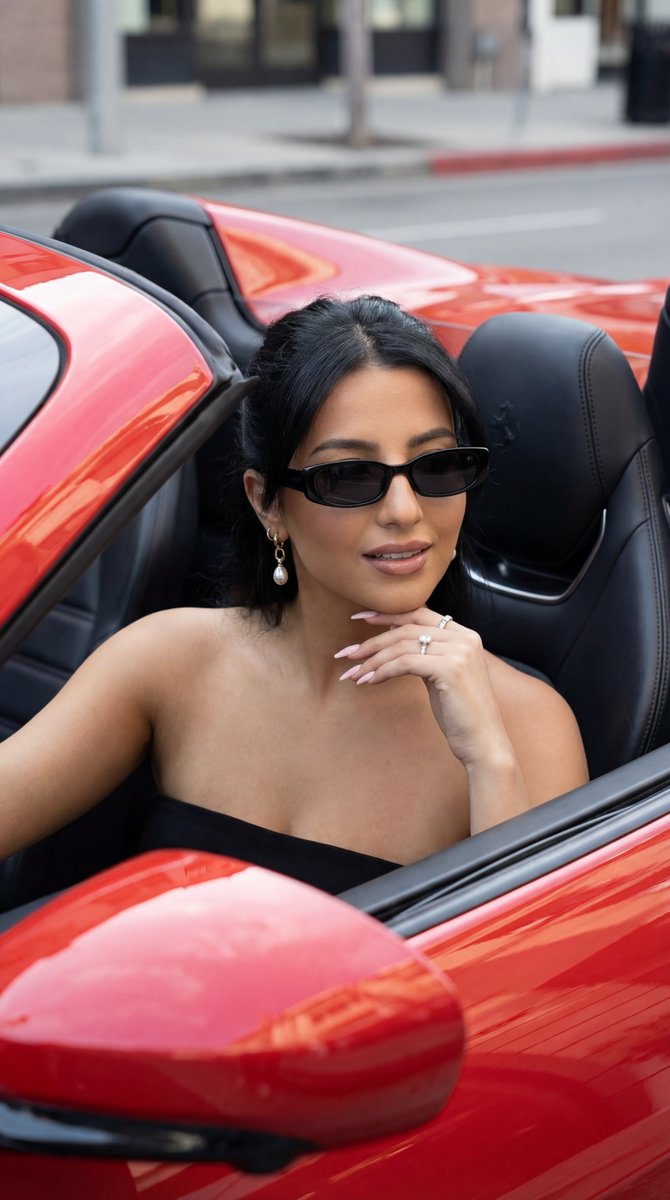 Luxury Car Editorial Portrait (Identity Lock)