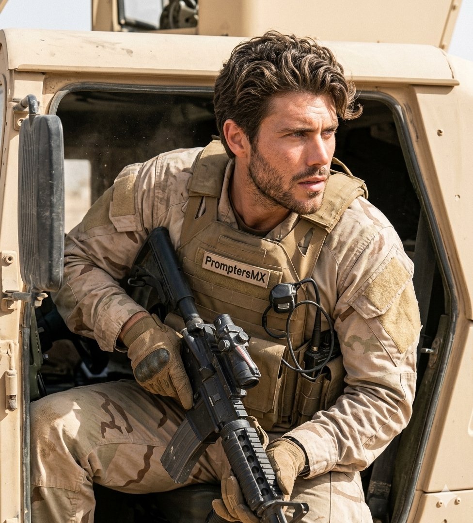 Seal Team Six Desert Portrait
