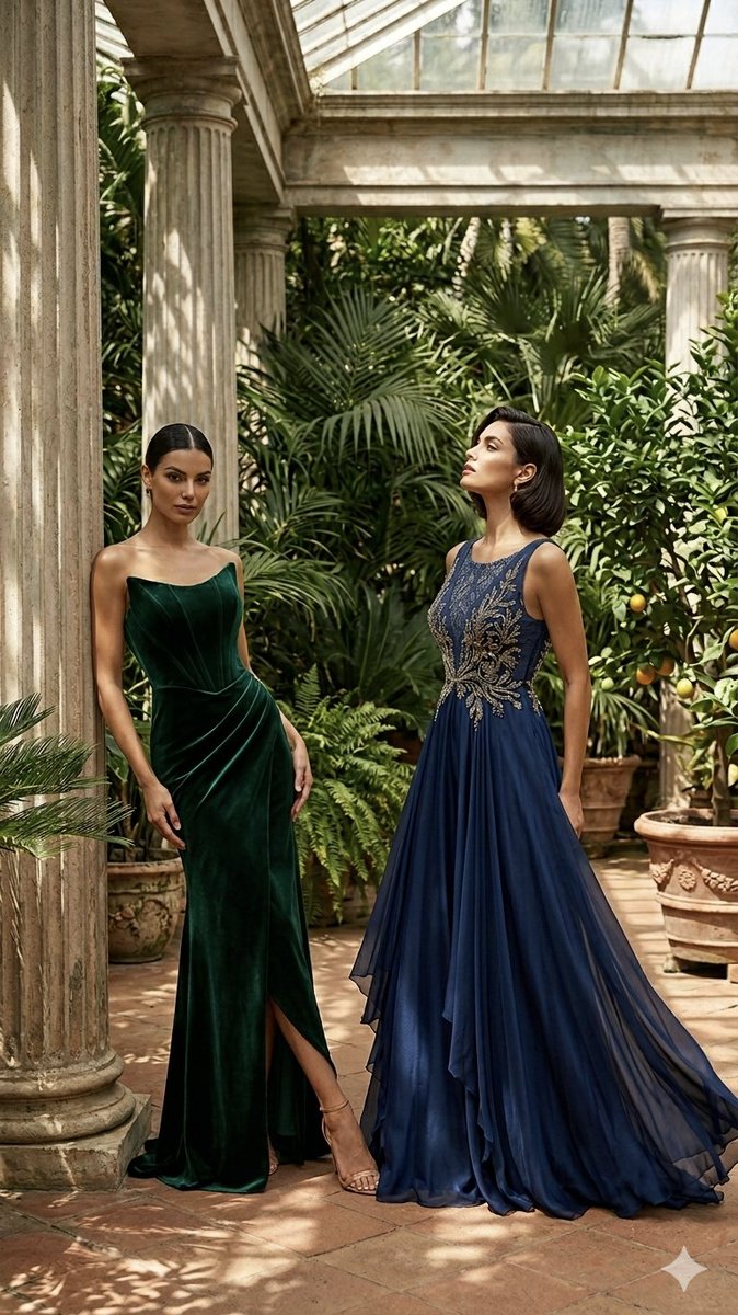 Elegant Gowns Greenhouse Editorial