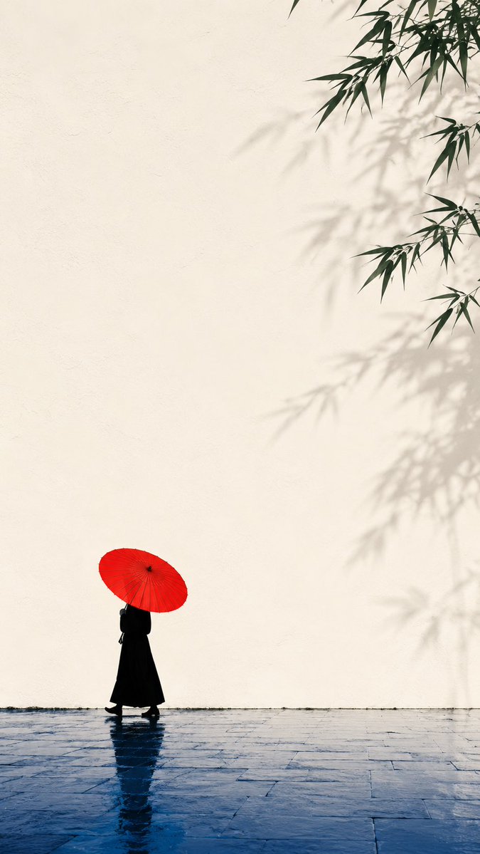 东方禅意极简海报