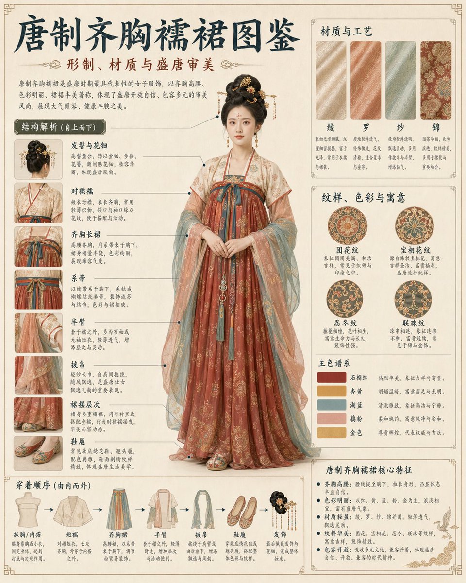 人像插画海报复古优雅