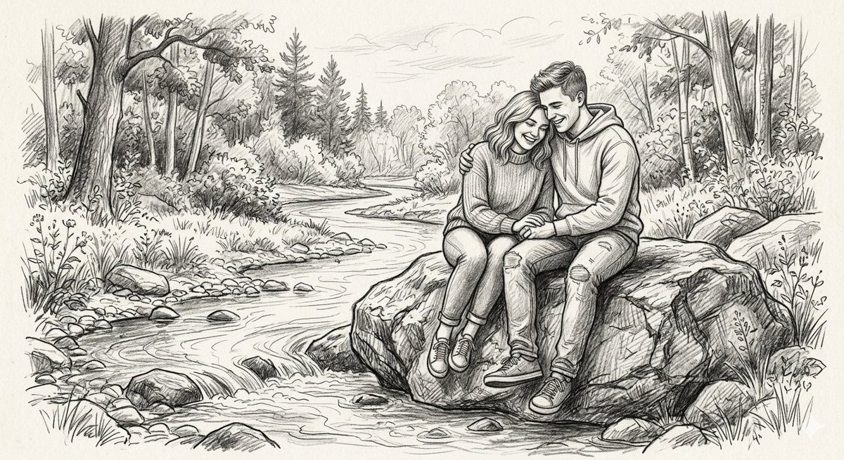 Detailed Graphite Pencil Sketch