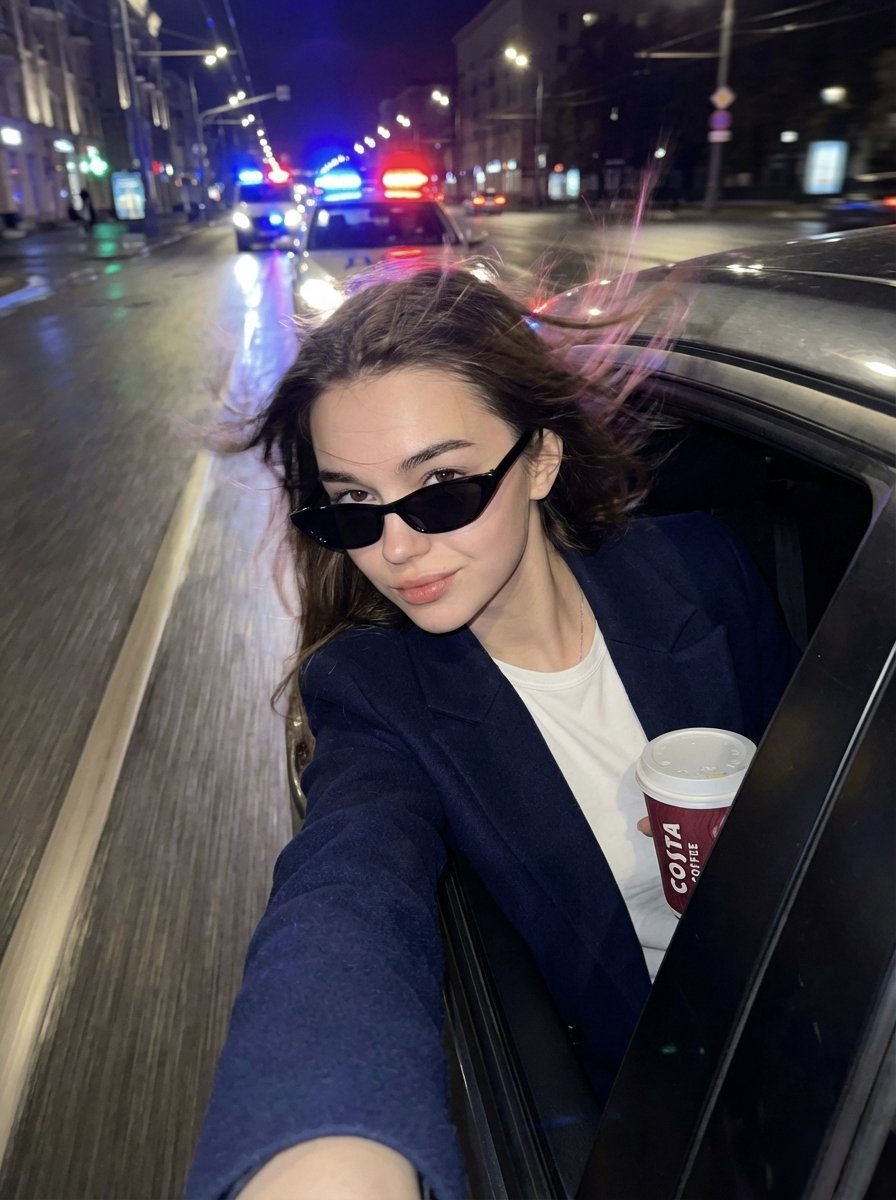 Cinematic Night Street Selfie Prompt with Identity Lock
