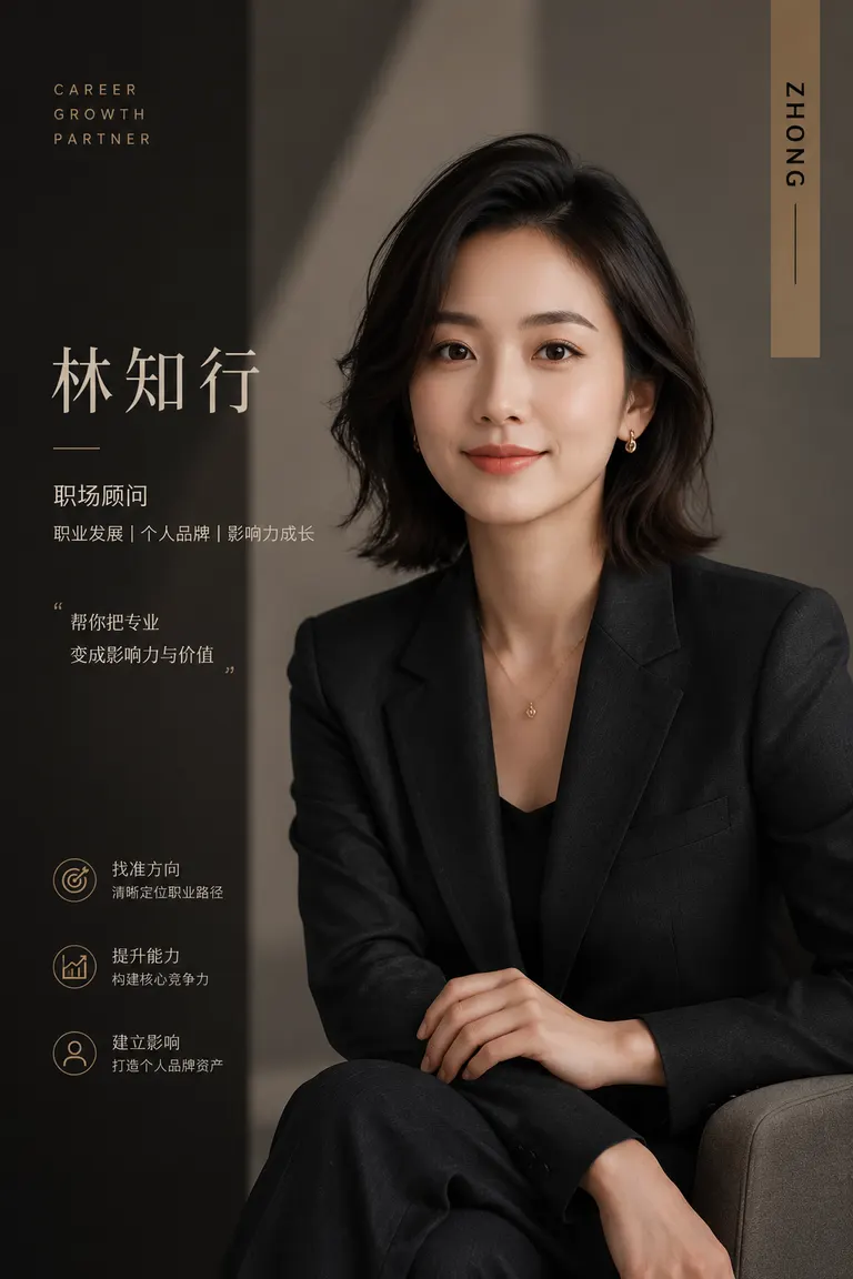 人像写真与角色一致性视觉导演 · 商业头像 职场顾问形象样张