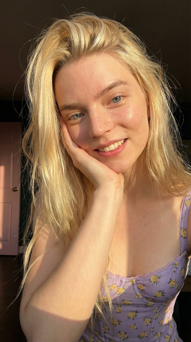 Sun-Kissed Golden Hour Portrait of Anya Taylor-Joy