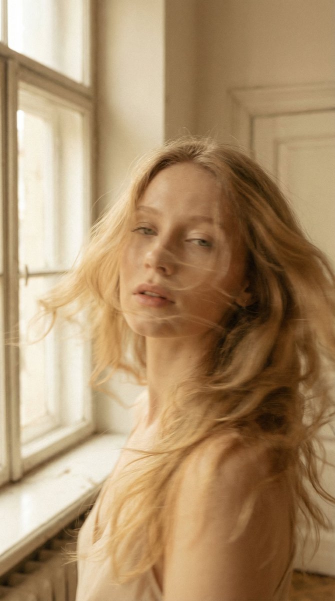 Soft Cinematic Portrait with Motion Blur