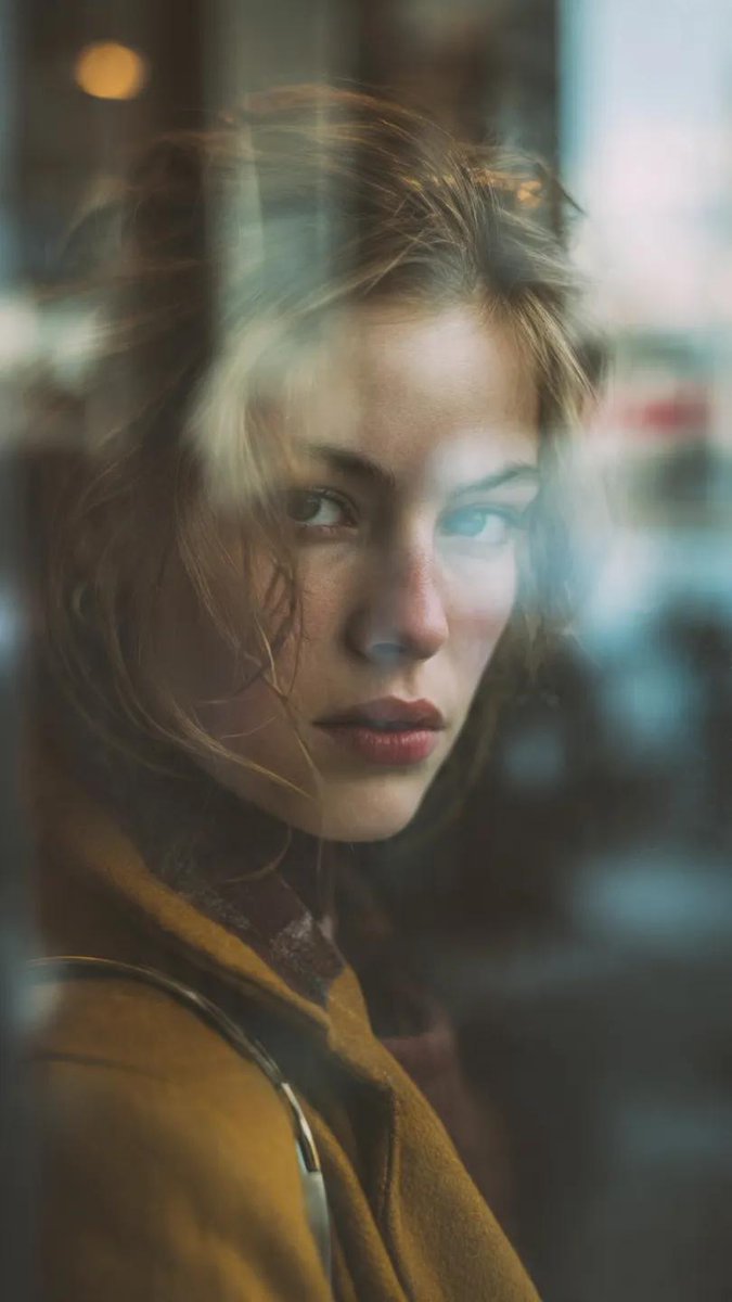 Layered Reflection Portrait Photography Prompt