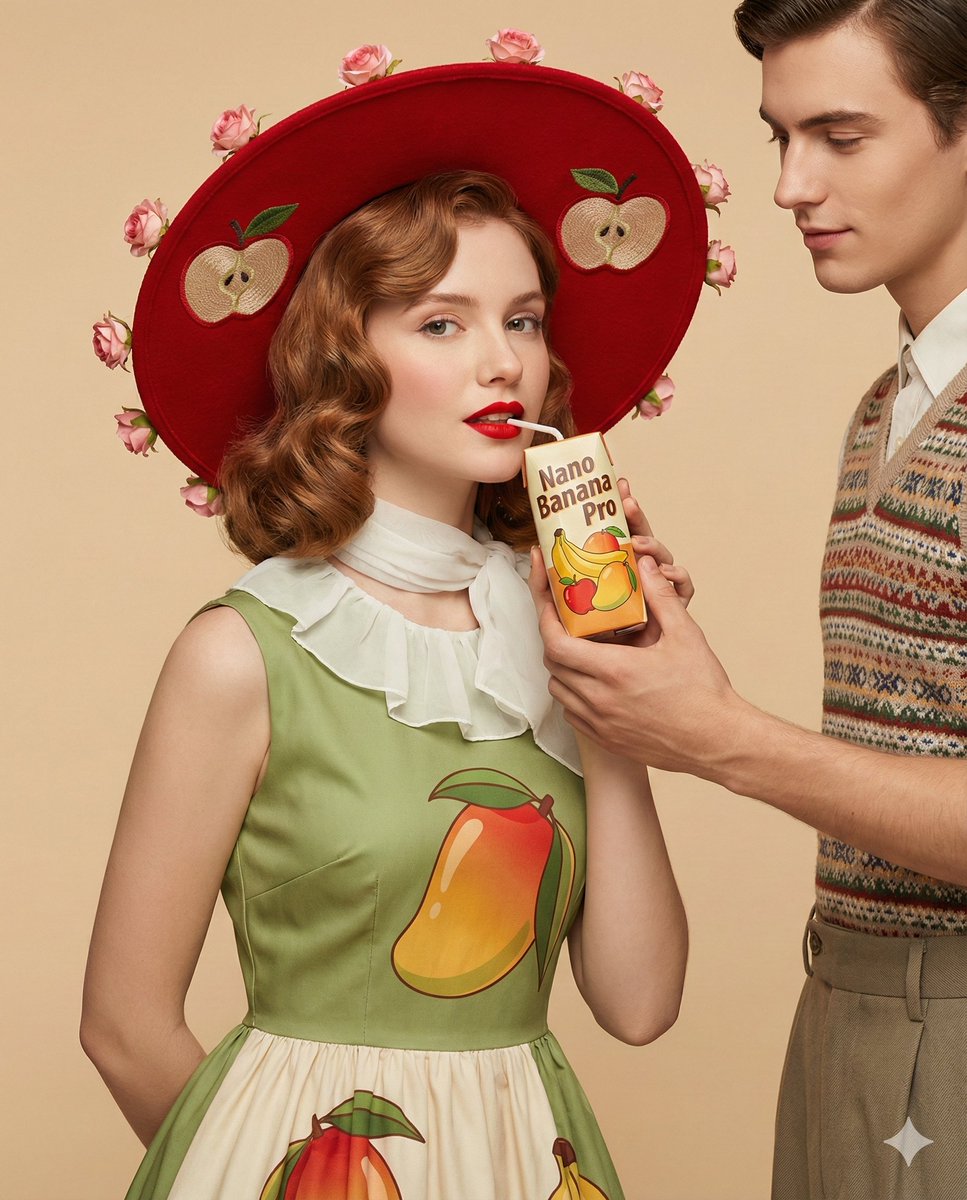 Retro Fashion Editorial Portrait