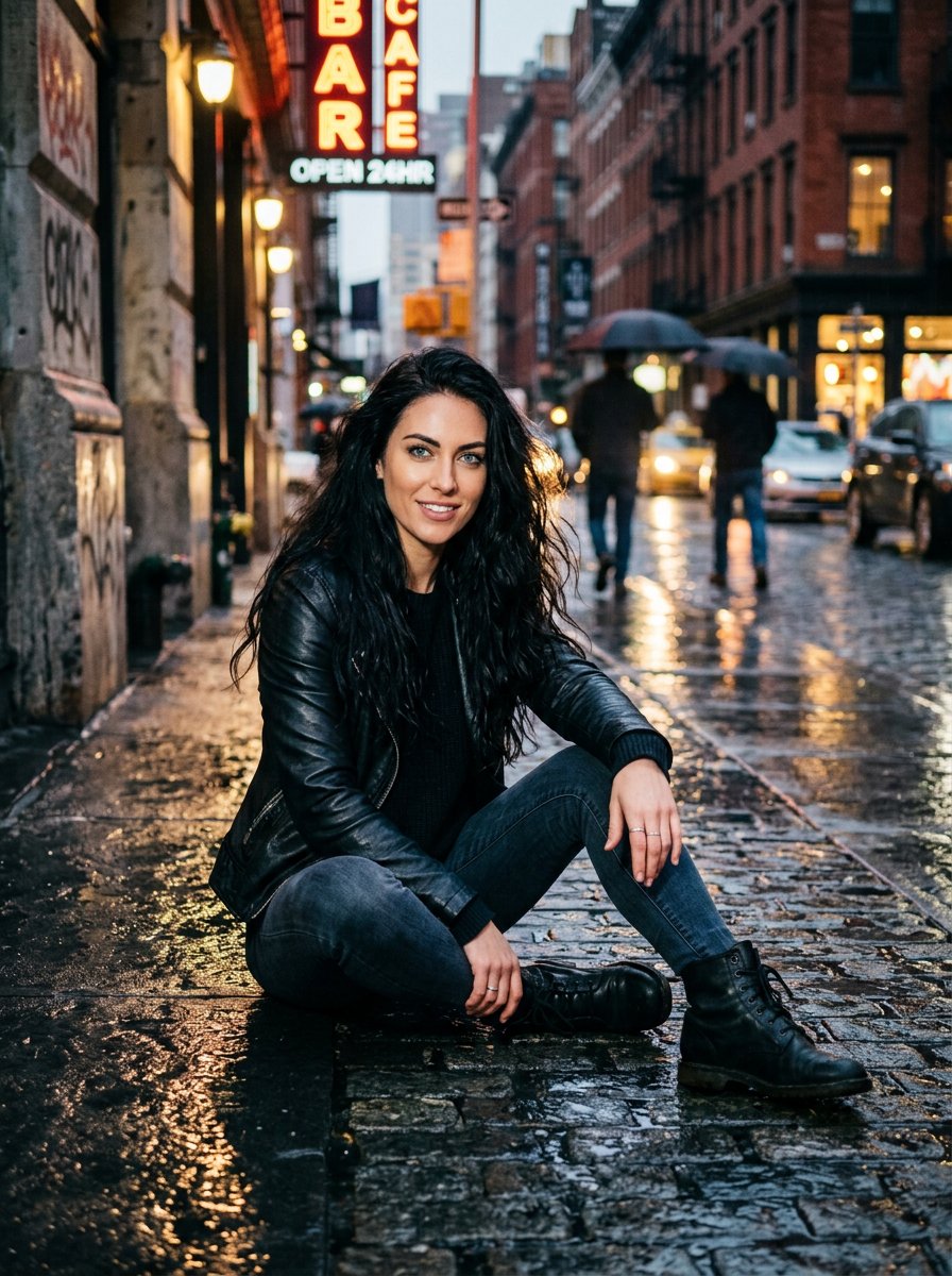 Confident Urban Street Portrait