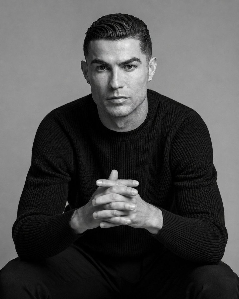 Luxury Editorial B&W Portrait Transformation