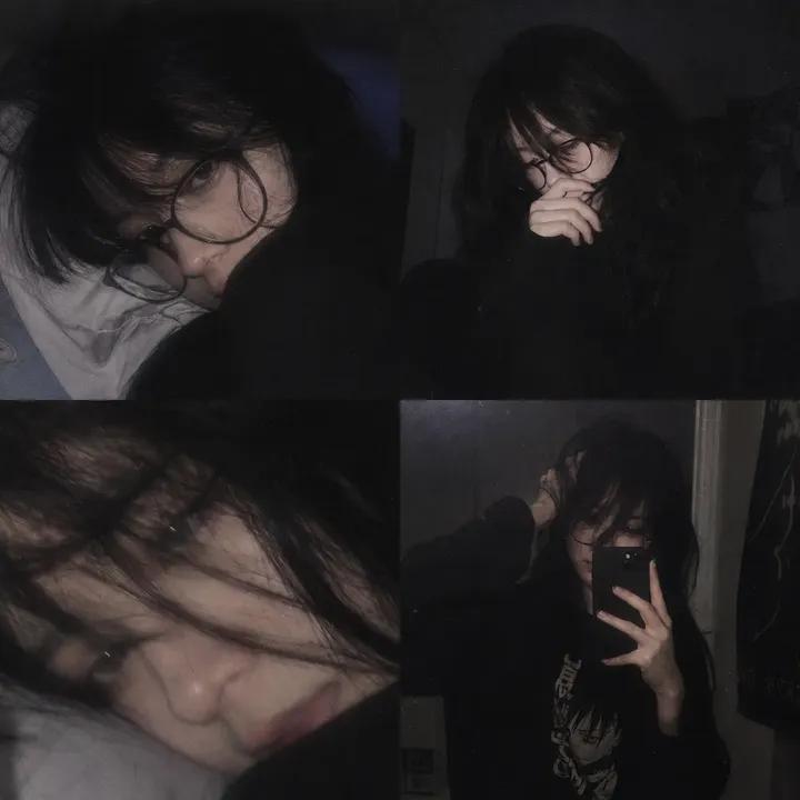 Dark Grunge Emo Girl Collage
