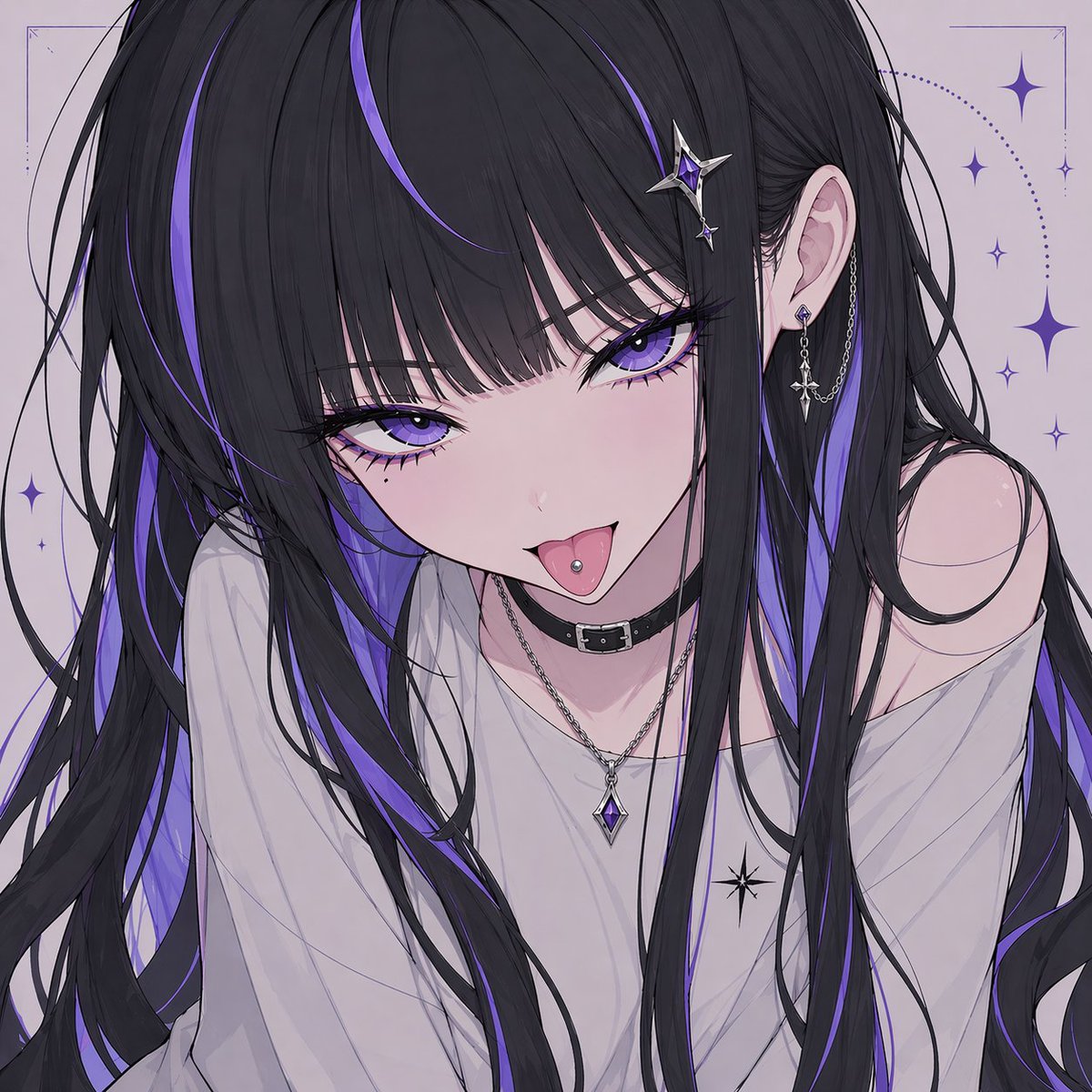 人像动漫插画梦幻优雅